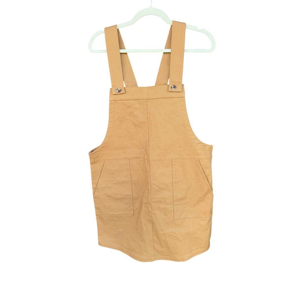 The North Face Product Canvas Overall Pinafore Dress Medium Camel